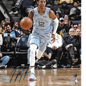 Young SuperStar Hoopster JA MORANT Autographed 8x10 Game Day Photograph