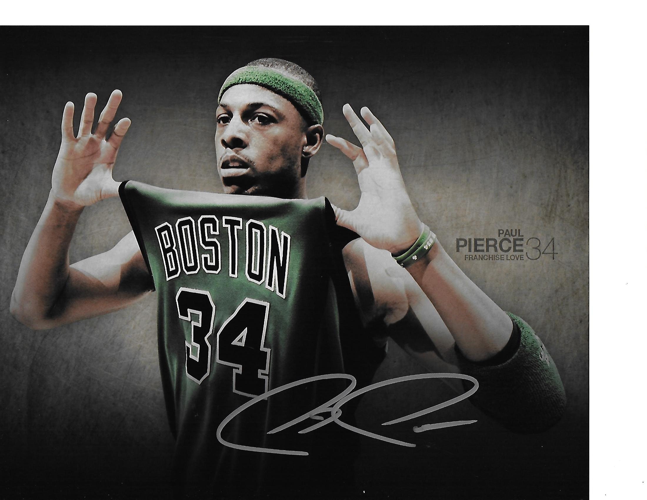 Paul Pierce Boston Celtics Autographed Wilson Authentic Series