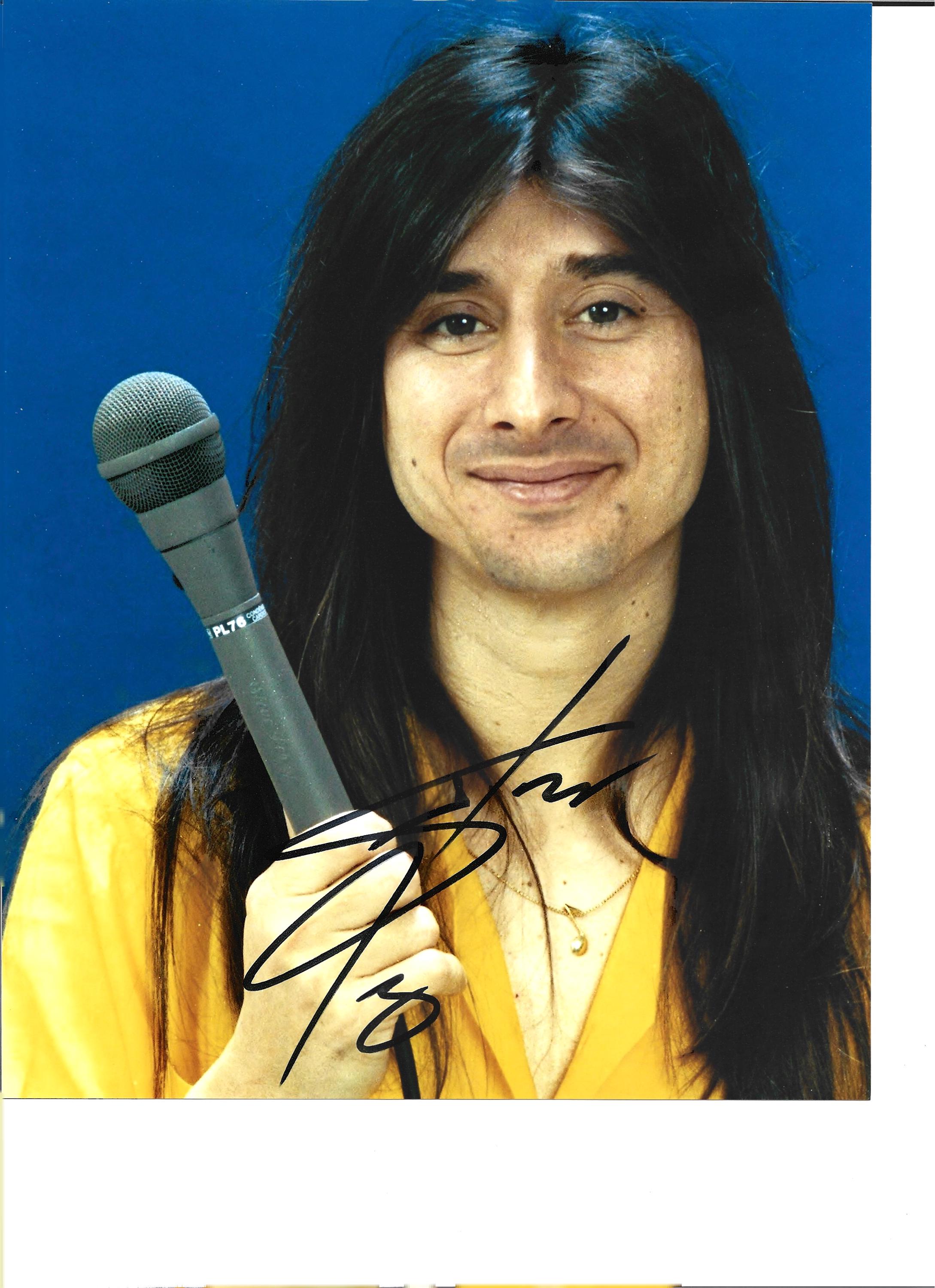 Singer Songwriter STEVE PERRY Very Nice Signed 8x10 Concert