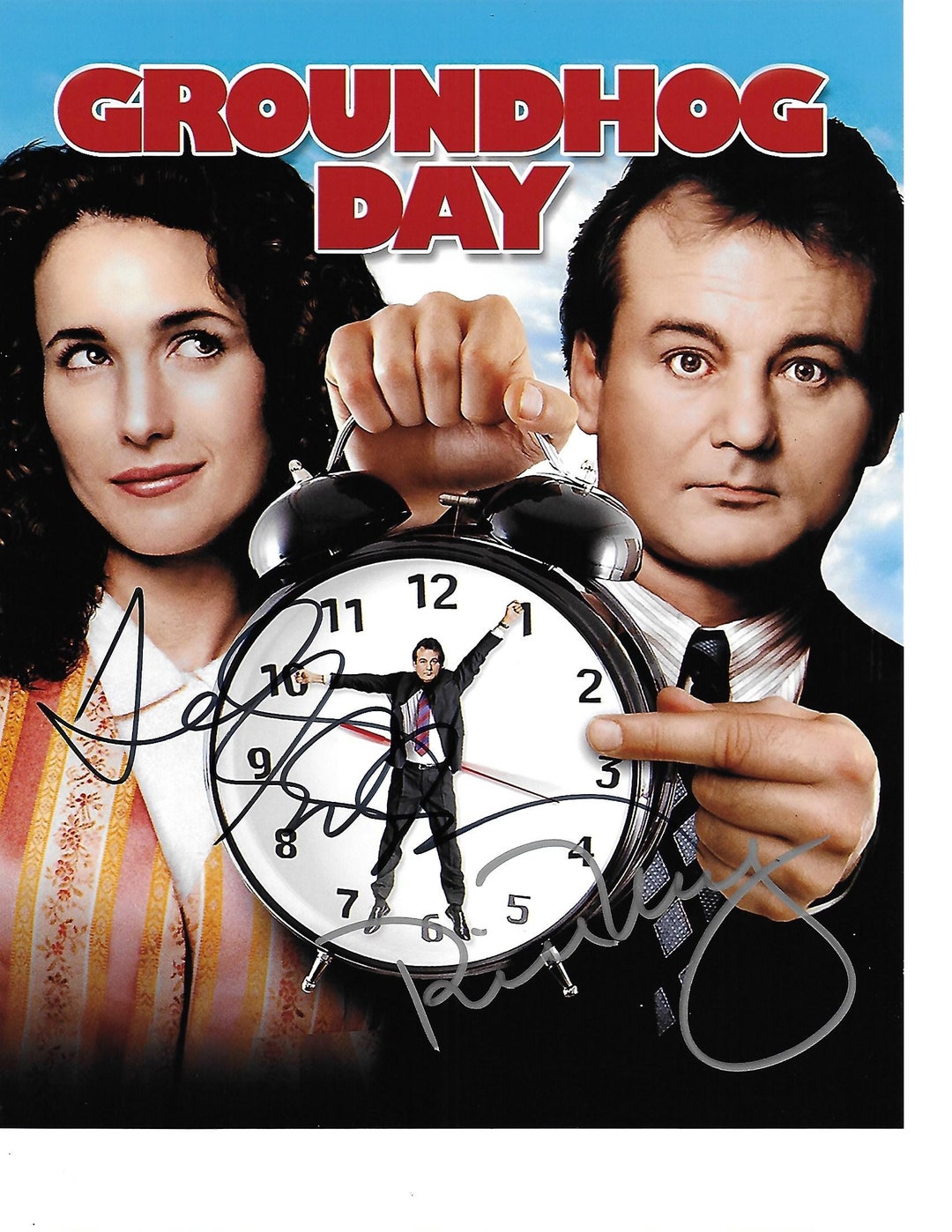 Funny Movie Groundhog Day Cast Signed 8x10 Promo Photograph - Etsy