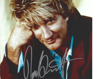 ロットスチュワート直筆サイン入り2Lサイズ写真…Rod Stewart ロッド・スチュワート直筆サイン入り「Every Picture Tells a Story