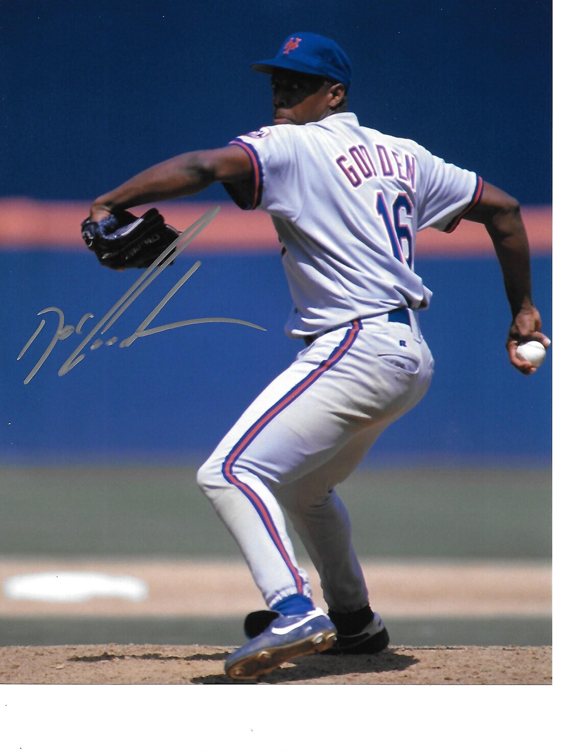 Champion Baseball Player Dwight Gooden Autographed 8x10 Action Etsy