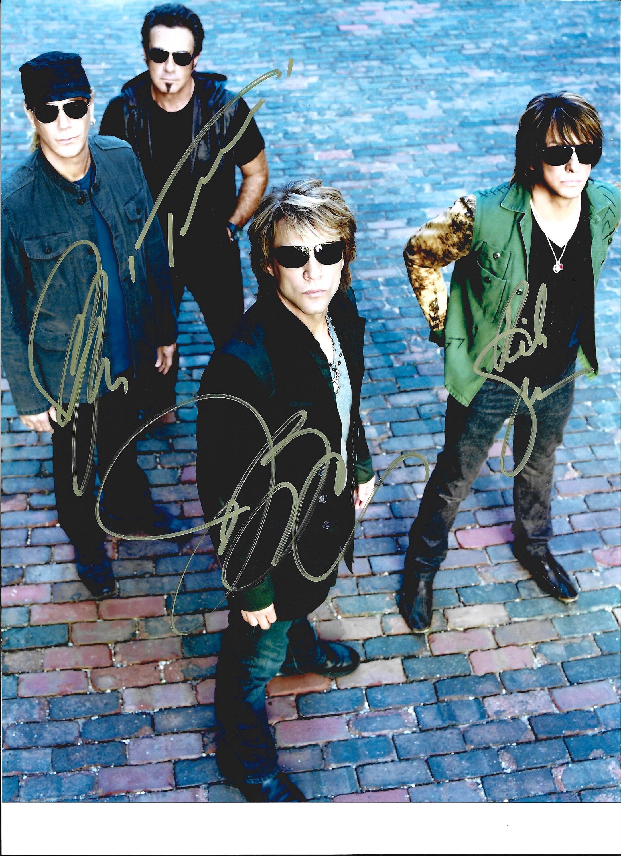 Very Cool Awesome BON JOVI Rock Band Signed 8x10 Photograph - Etsy