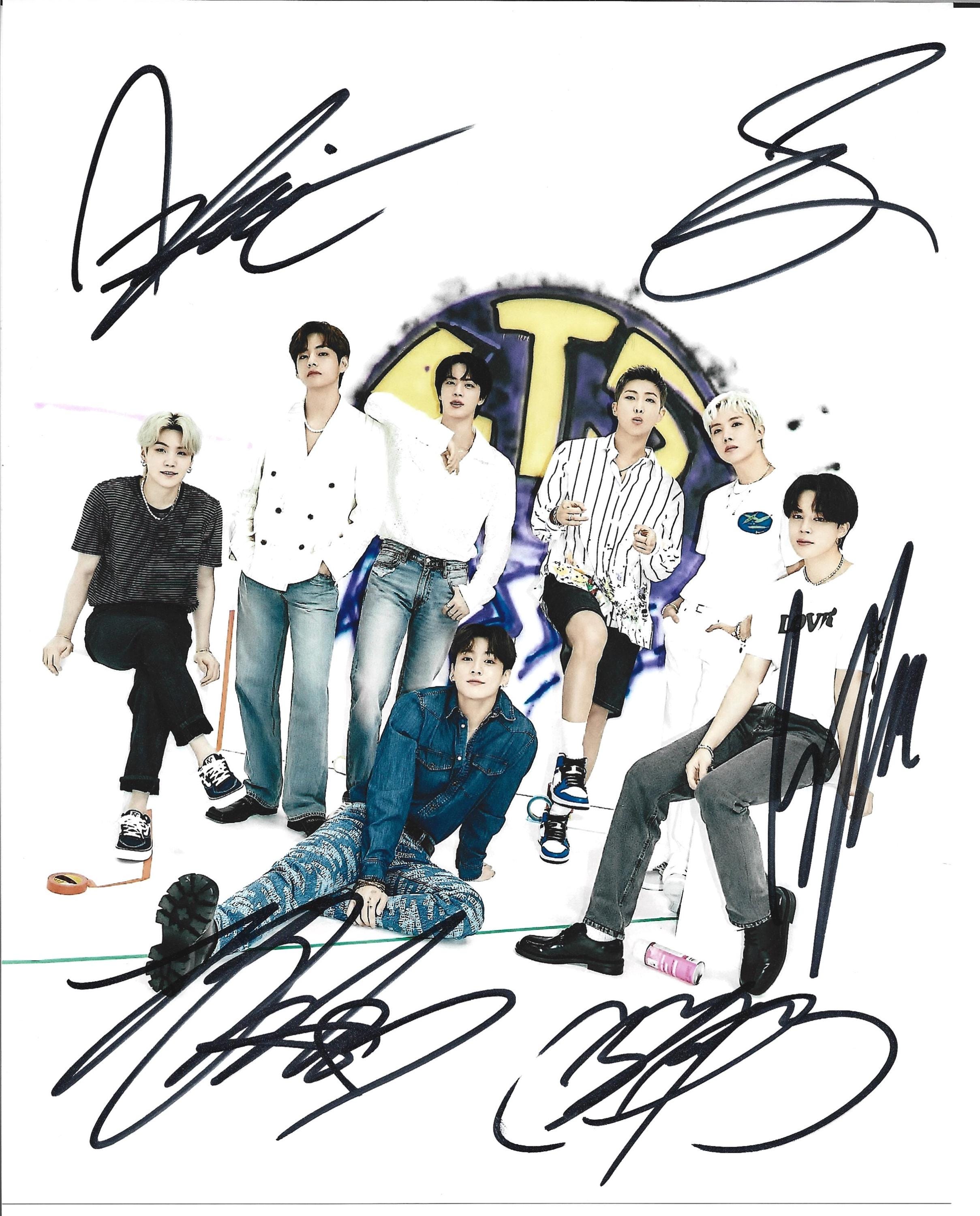 Bts autograph - Etsy 日本