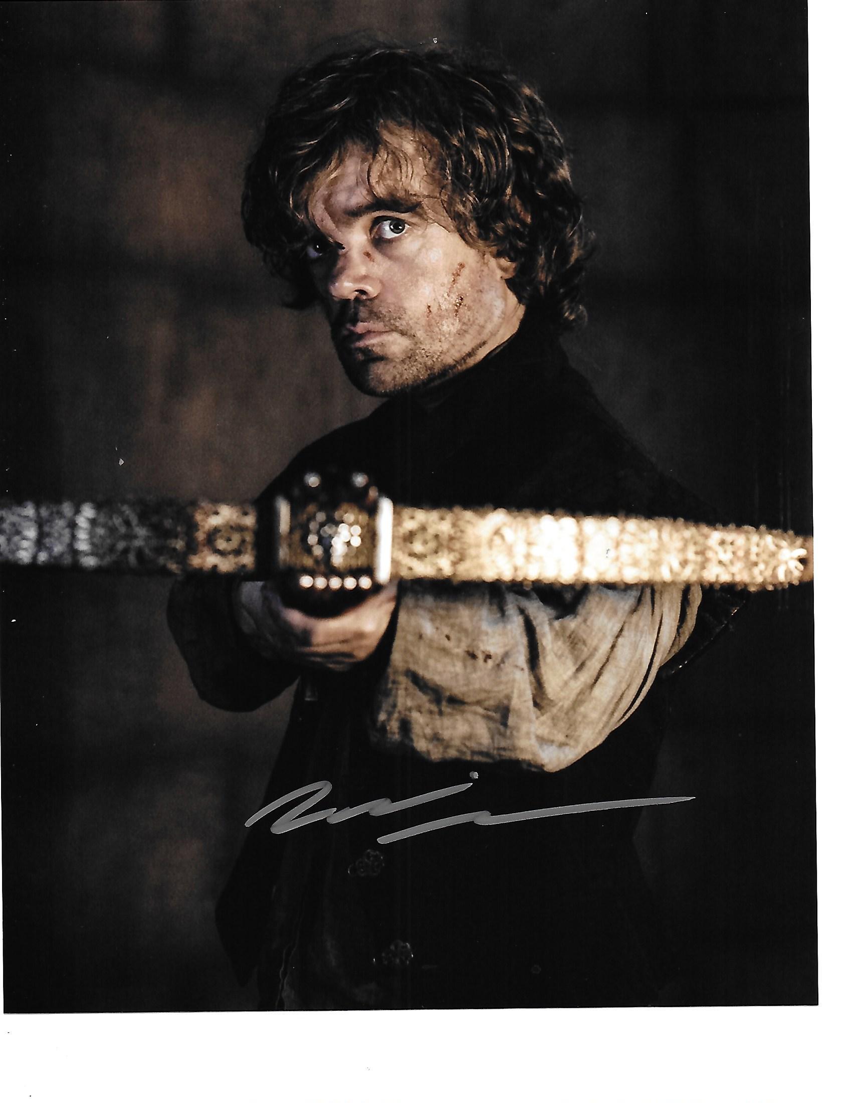 Very Talented Actor PETER DINKAGE Tv Series 8x10 Signed Photograph - Etsy