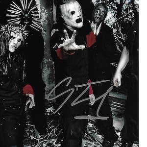 Vocalista Compositor Músico COREY TAYLOR Super Assinado Fotografia 8x10