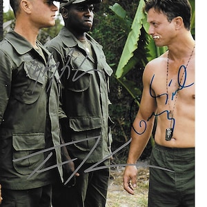 Super Triple Gesigneerd "Forrest Gump" Cast Gesigneerd 8x10 Movie Scene Foto!