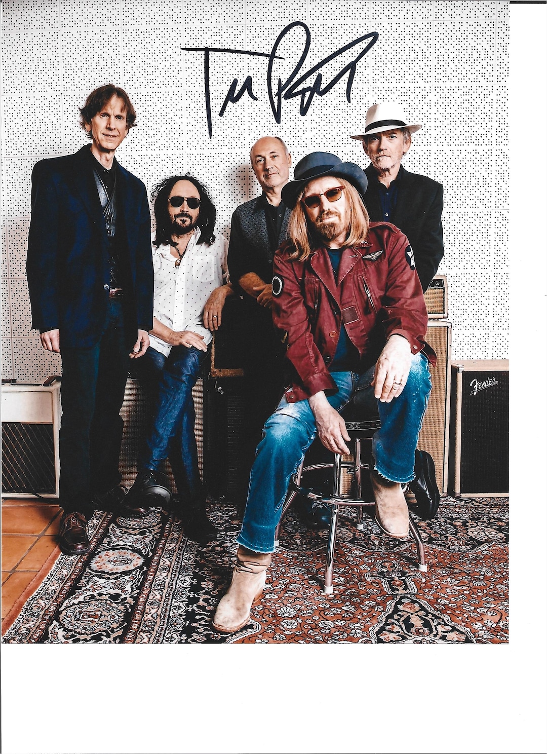 Tom Tindahn Rocker Super Star Hall of Fame Rocker TOM PETTY Signed 8x10 Band Photograph - Etsy