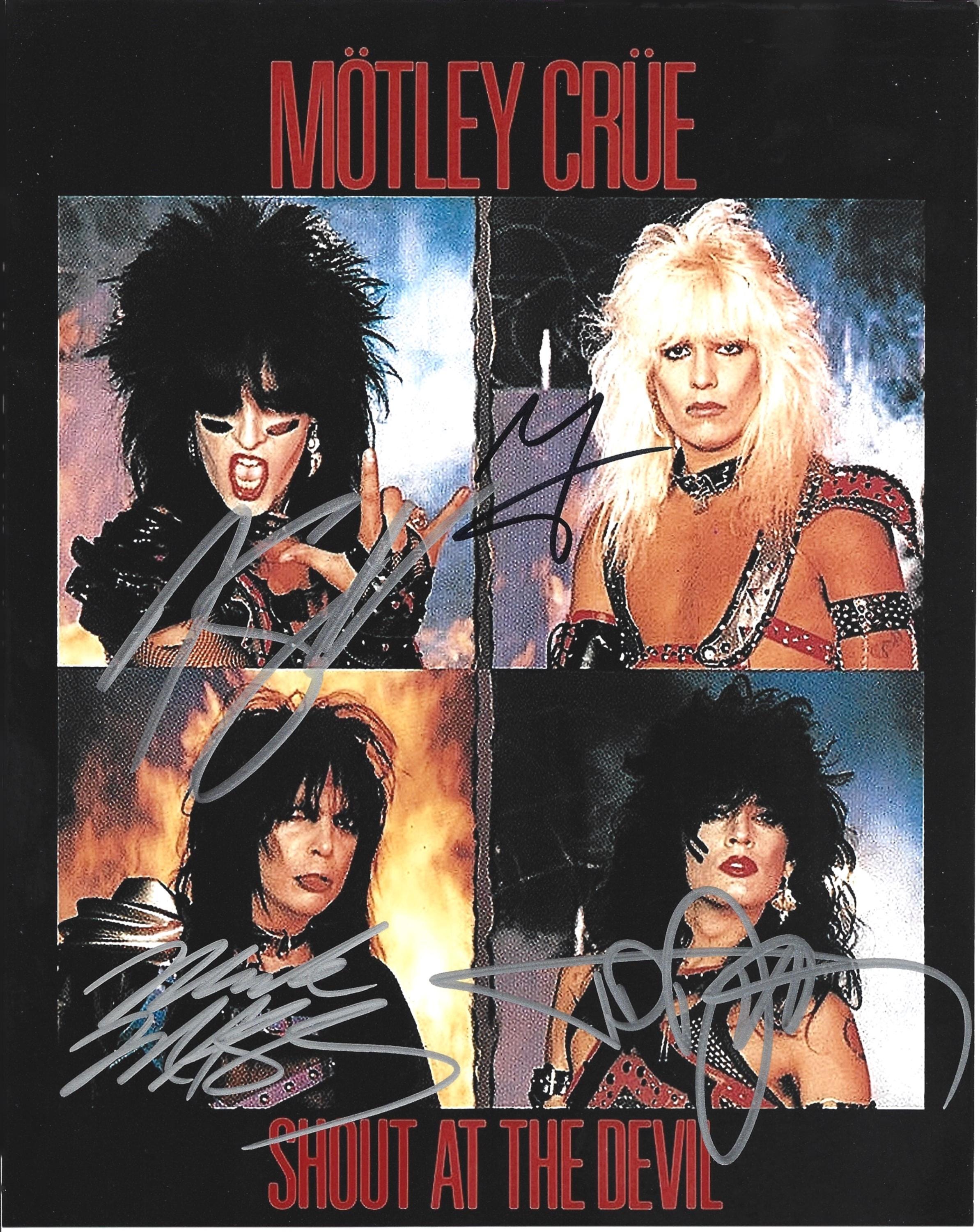 Motley Crue Signed - Etsy