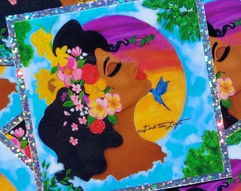 Find The Light Sticker (Glitter)