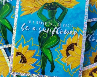 Sunkissed Glitter Sticker