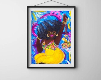 Sheezavibe Giclee Art Print, Unframed (12x18 IN)