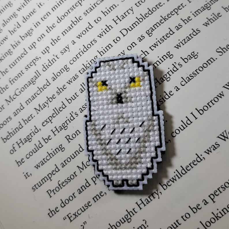 and Rat Magnet or Pin Set Ginger Wizard Owl