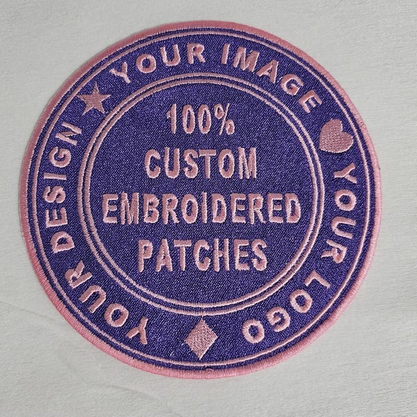 Custom Embroidered Patches Sew On, Iron On, or VELCRO