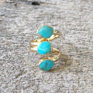 Turquoise Stacking Ring image 1