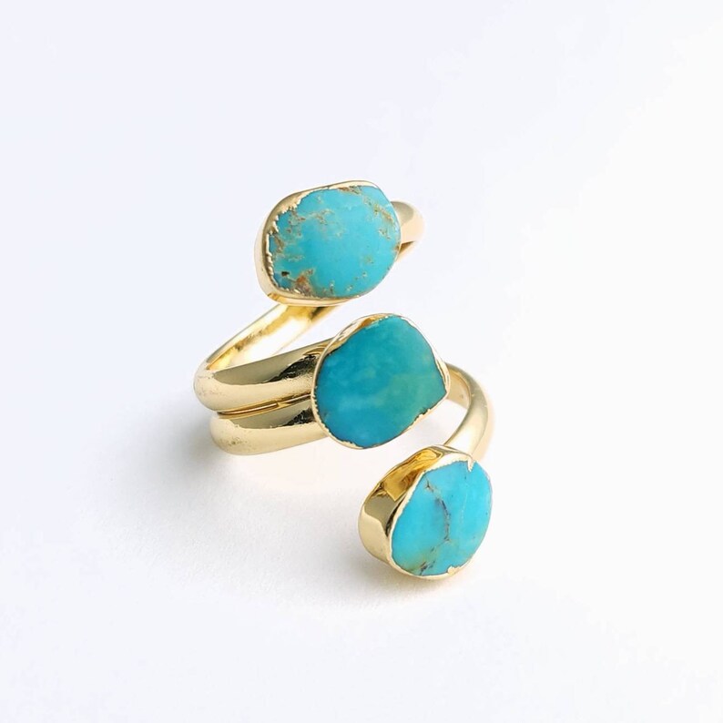 Turquoise Stacking Ring image 2