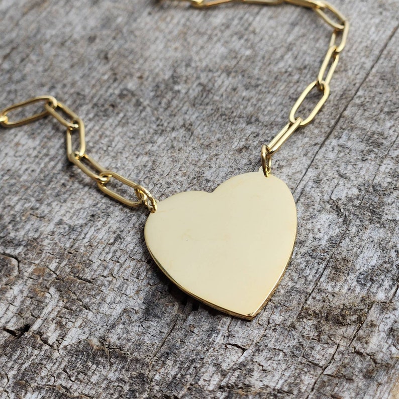 Happy Heart Necklace Gold