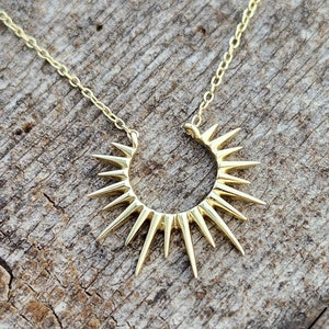 Sun Spike Necklace