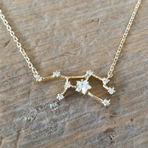 Virgo Constellation Necklace