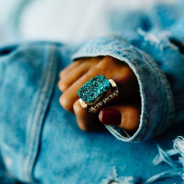 Merlin Druzy Ring