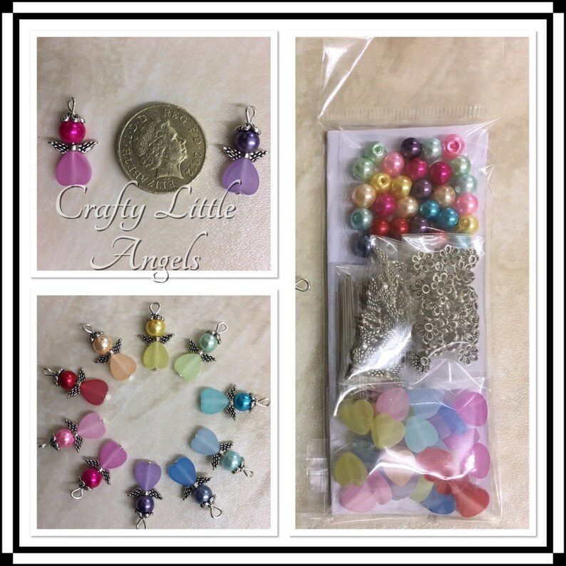 DIY Craft Kit Make Your Own Angel Charms Kit Angels Craft Etsy