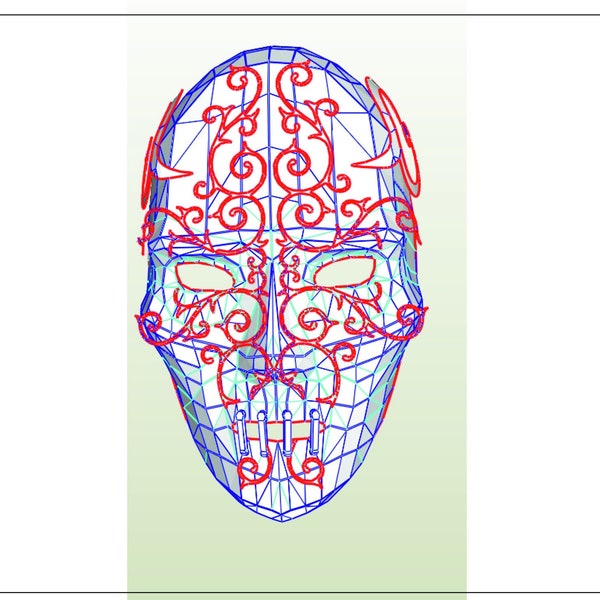 Death Eater Mask pepakura templates