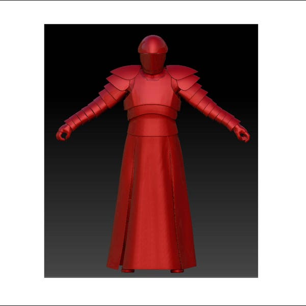 EVA Foam templates of Elite Praetorian Guard Wearable Armor costume