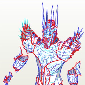 Sauron armor suit EVA Foam templates to build your own
