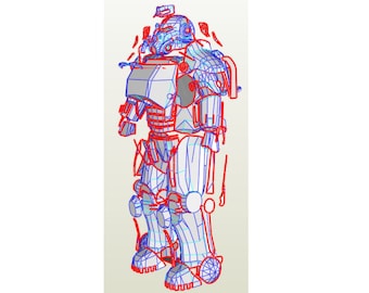 Kid size T-45 Power Armour aus EVA Foam zum selber bauen