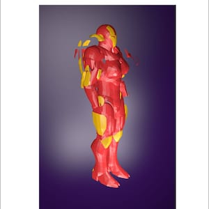 Foam  PepperPotts rescue armor PDF, PDO templates