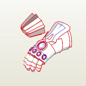 The Infinity Gauntlet eva foam templates