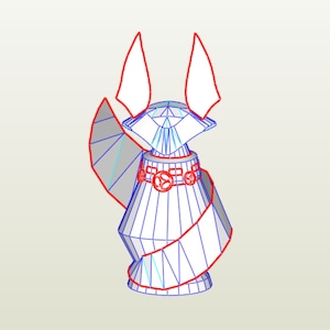Vulpera totem eva foam templates