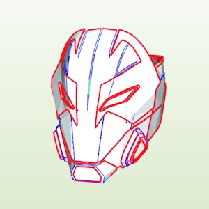 Prowler Maske Across the Spider-verse Papekura Eva Foam digitale Vorlagen