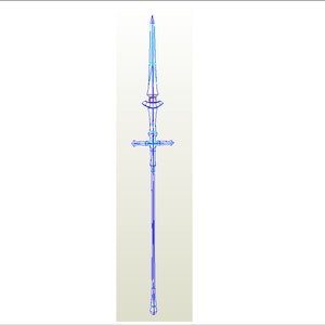 Ornsteins Spear pepakura paper templates