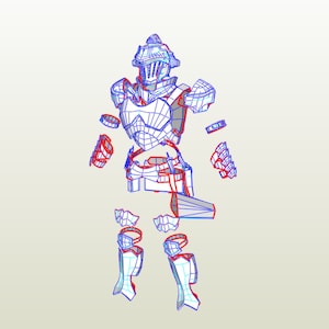 Goblin Slayer body armor  pepakura  templates