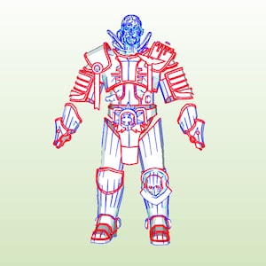 Inquisitor  pepakura EVA Foam digital templates