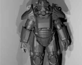 T 45 Power Armor Etsy