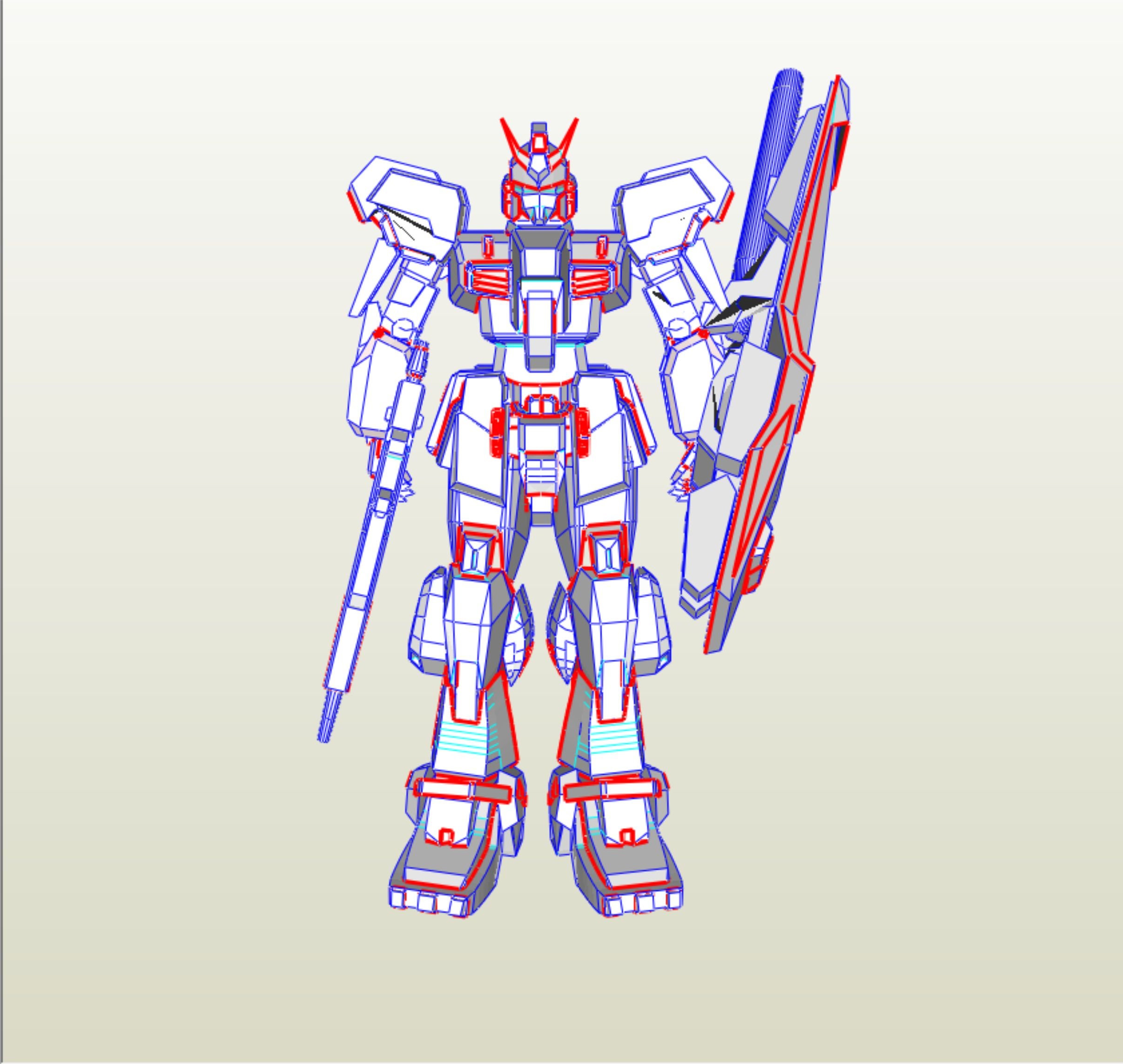 Plantillas de espuma evaporativa para Gundam RX-178 MK II