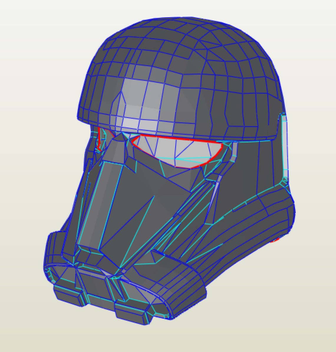 Death Trooper Helmet TemplateÑ for EVA Foam and Paper Build - Etsy