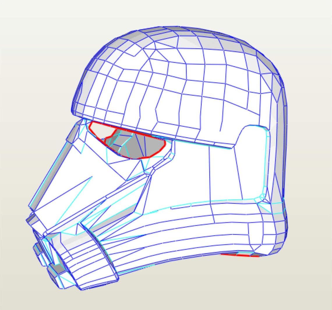 clone trooper helmet eva foam templates