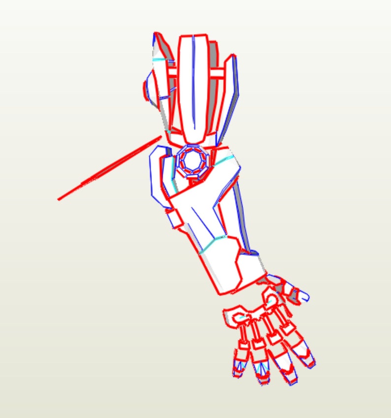 Valorant Kayo templates for eva foam build zdjęcie 5