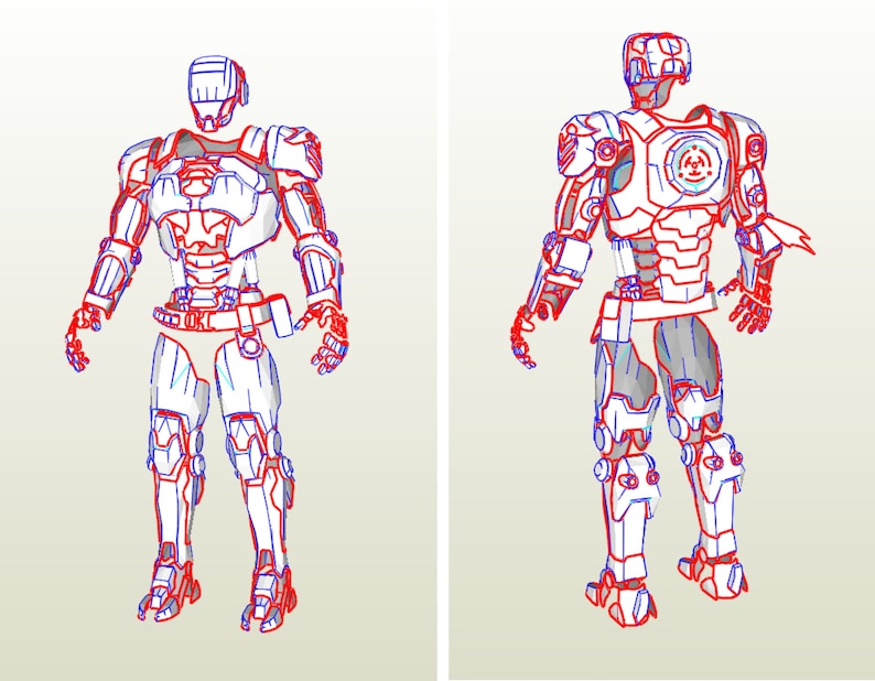 Valorant Kayo templates for eva foam build zdjęcie 1