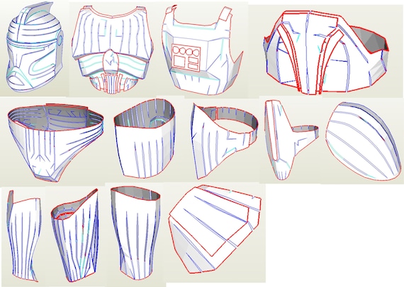 pepakura armor templates pepakura armor templates