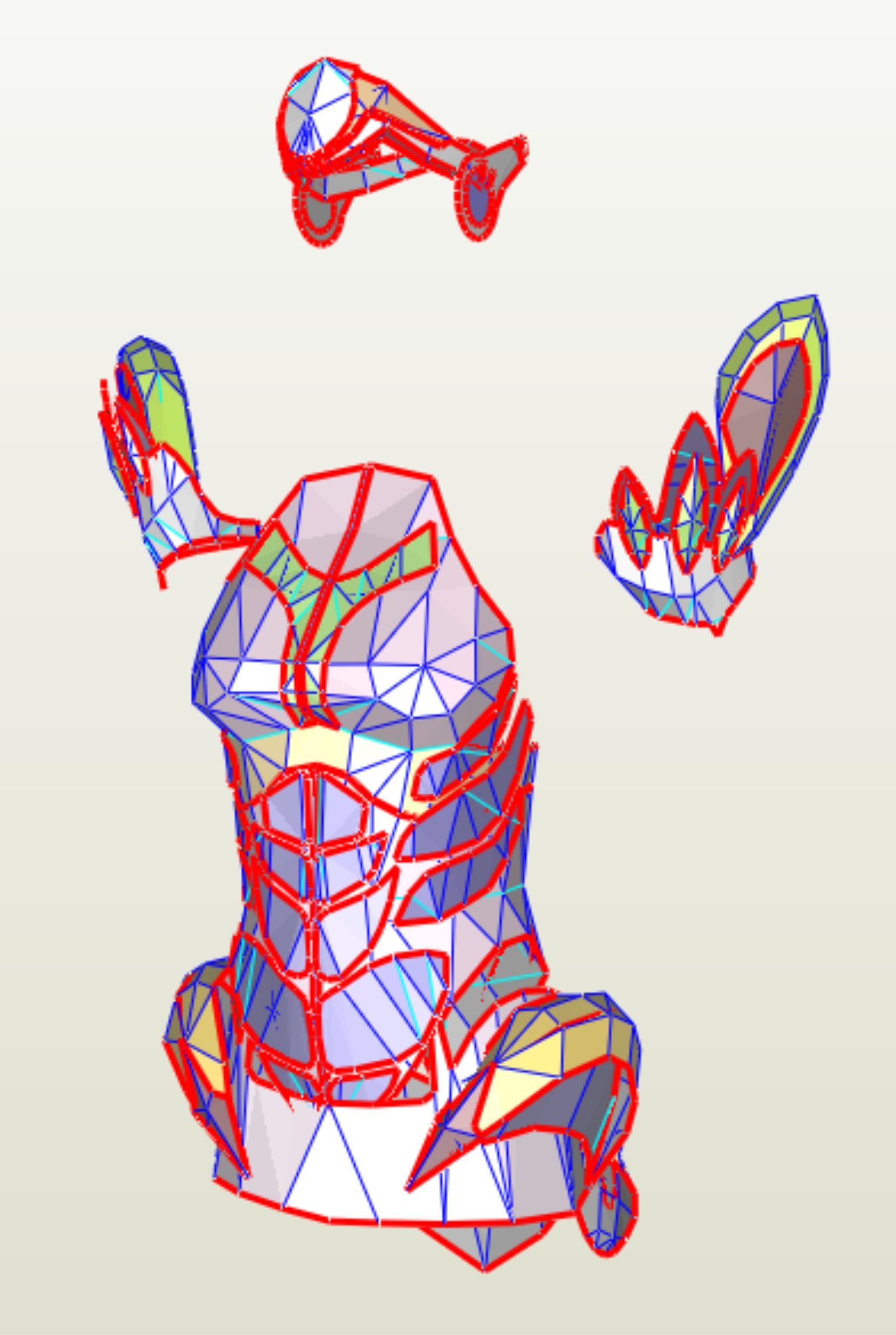 KOS-MOS Xenosaga Episode I Pepakura EVA Foam Templates 