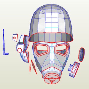 EVA Foam NCR Veteran Ranger helmet templates