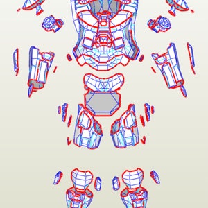 Masterchief Armor Suit EVA Foam PDF, PDO Pepakura Templates to Build ...