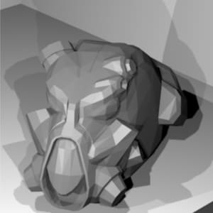 Enclave cosplay helmet x-01 replica digital pepakura plans