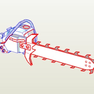 Slayer&#39;s Chainsaw PDF, PDO, eva foam templates