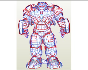 EVA Foam Hulkbuster armor suit blueprints to build your own