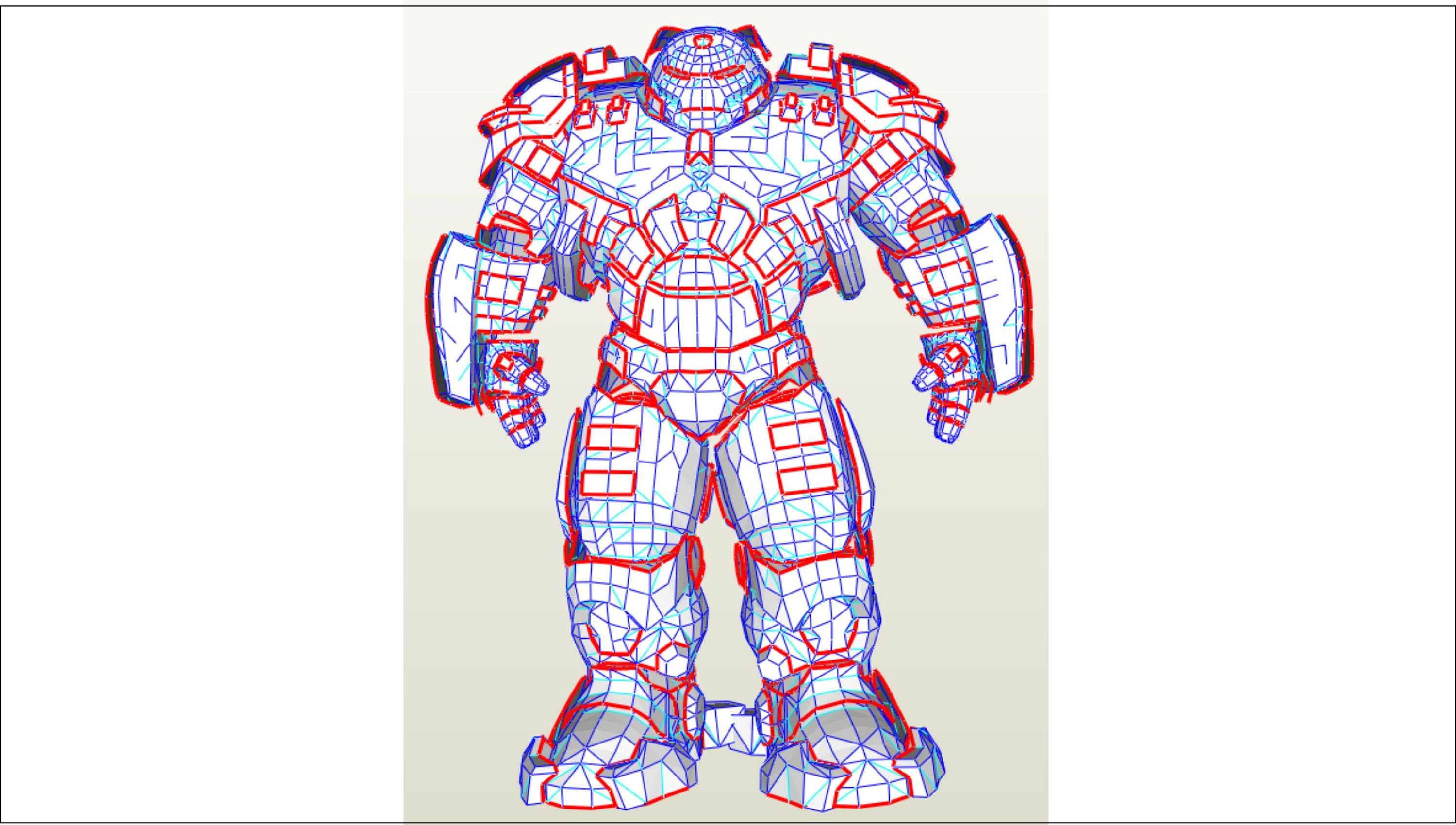 eva foam hulkbuster armor suit blueprints to build your own etsy
